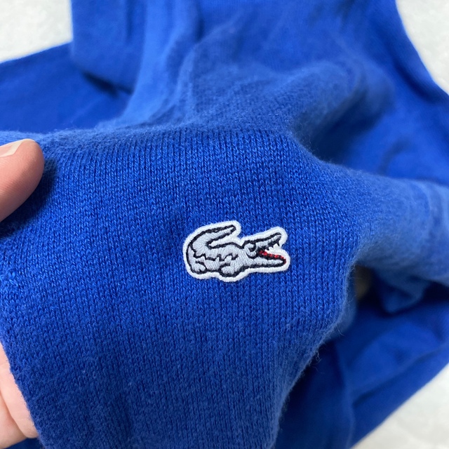 LACOSTE(ラコステ)のラコステ　カーディガン　青 メンズのトップス(カーディガン)の商品写真