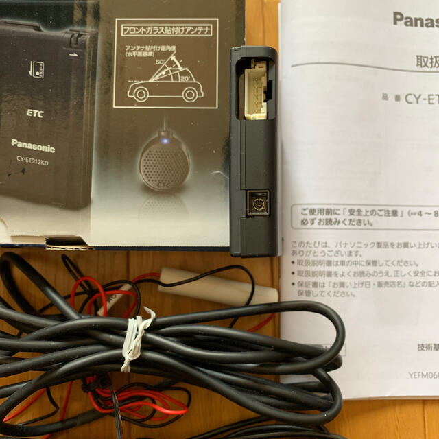 Panasonic(パナソニック)のPanasonic パナソニックETC車載器　CY-ET912KD 中古品 自動車/バイクの自動車(ETC)の商品写真