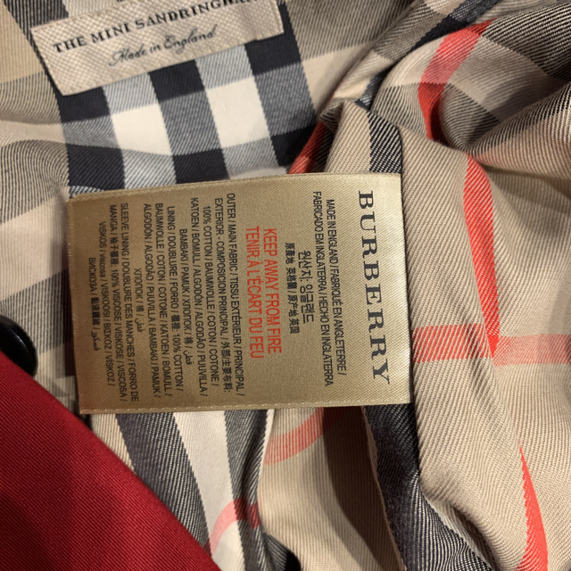 BURBERRY(バーバリー)の本日限定価格　バーバリー　トレンチコート　キッズ　正規品　新品タグ付き キッズ/ベビー/マタニティのキッズ服女の子用(90cm~)(コート)の商品写真