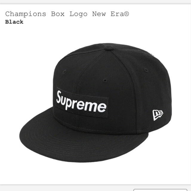 Supreme Champions Box Logo New Era キャップメンズ