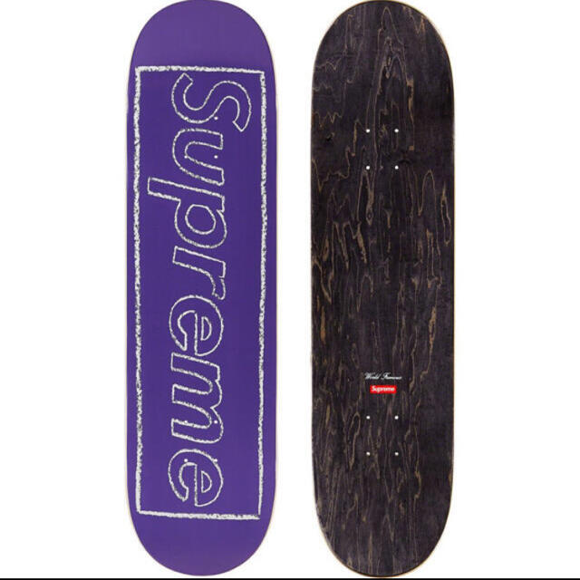 Supreme KAWS Chalk Logo Skateboard デッキ