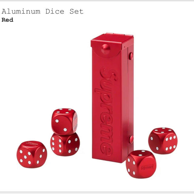 Supreme(シュプリーム)のSupreme Aluminum Dice Set  エンタメ/ホビーのエンタメ その他(その他)の商品写真