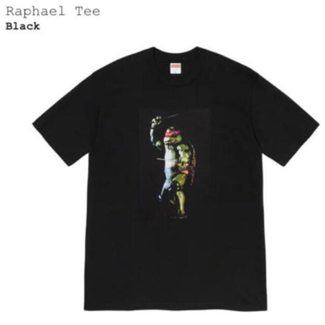 Supreme(シュプリーム)のサイズ S supreme Rafael tee Black 黒 タートルズ レディースのトップス(Tシャツ(半袖/袖なし))の商品写真