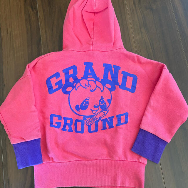 GrandGround(グラグラ)のGRANDGRAOUND パーカー キッズ/ベビー/マタニティのキッズ服女の子用(90cm~)(Tシャツ/カットソー)の商品写真