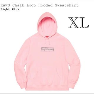 シュプリーム(Supreme)のKAWS Chalk Logo Hooded Sweatshirt(パーカー)