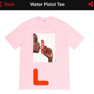 シュプリーム(Supreme)のL water pistol pink supreme(Tシャツ/カットソー(半袖/袖なし))