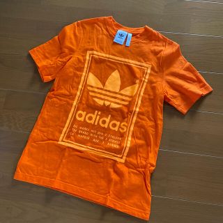 アディダス(adidas)のadidas Ｔシャツ　メンズS オレンジ(トレーニング用品)