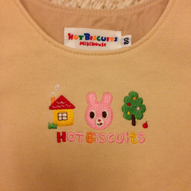 mikihouse(ミキハウス)のホットビスケッツのジャンパースカート キッズ/ベビー/マタニティのキッズ服女の子用(90cm~)(その他)の商品写真