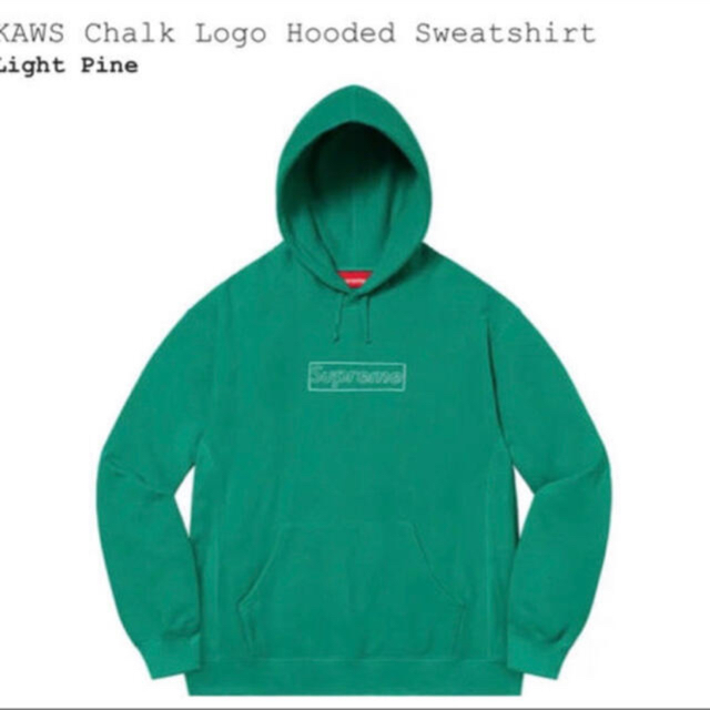 最新発見 Supreme - KAWS Chalk Logo Hooded Sweatshirt パーカー