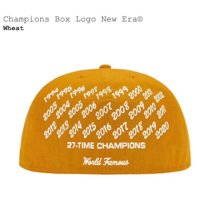 Supreme Champions Box Logo New Era 7 3/8