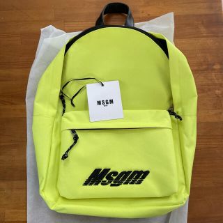 エムエスジイエム(MSGM)のMSGM リュック バックパック イエロー(バッグパック/リュック)