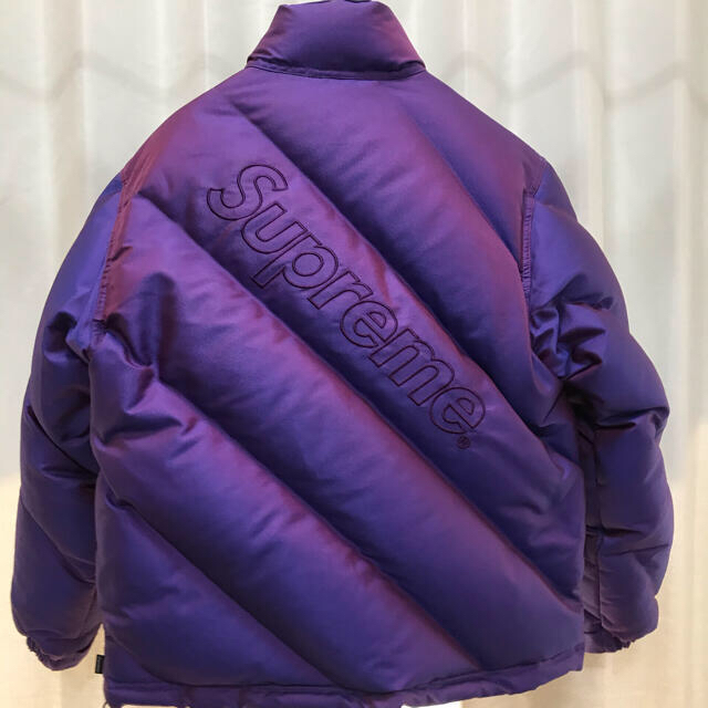 Supreme®Iridescent Puffy Jacket 紫L