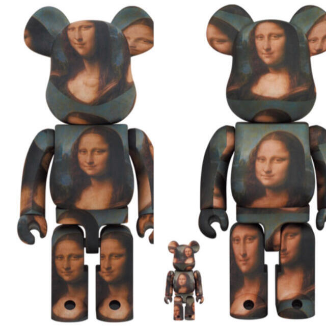 MEDICOM TOY(メディコムトイ)のBE@RBRICK LEONARD DE VINCI Mona Lisa  エンタメ/ホビーのフィギュア(その他)の商品写真