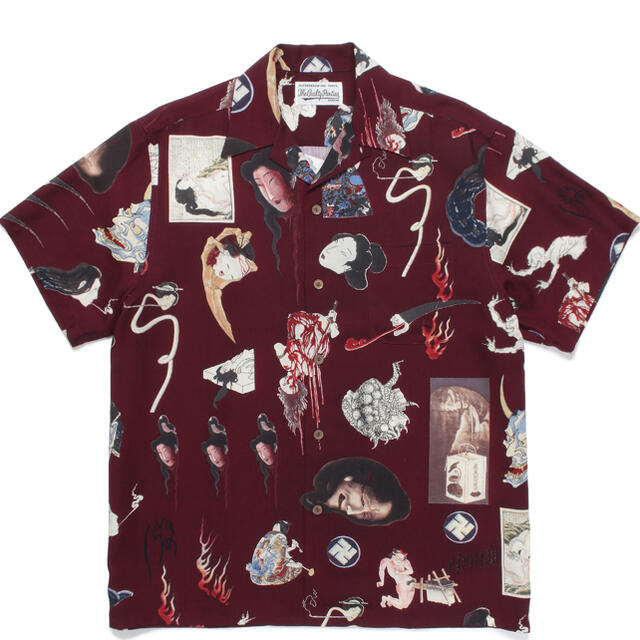 wacko maria HAWAIIAN SHIRT お化け　限定アロハ