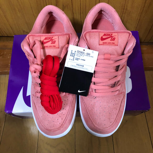 NIKE SB DUNK LOW PRO PRM PINK PIG 26.5