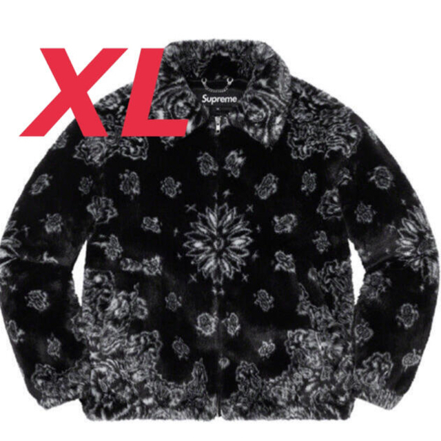 Bandana Faux Fur Bomber Jacket supreme