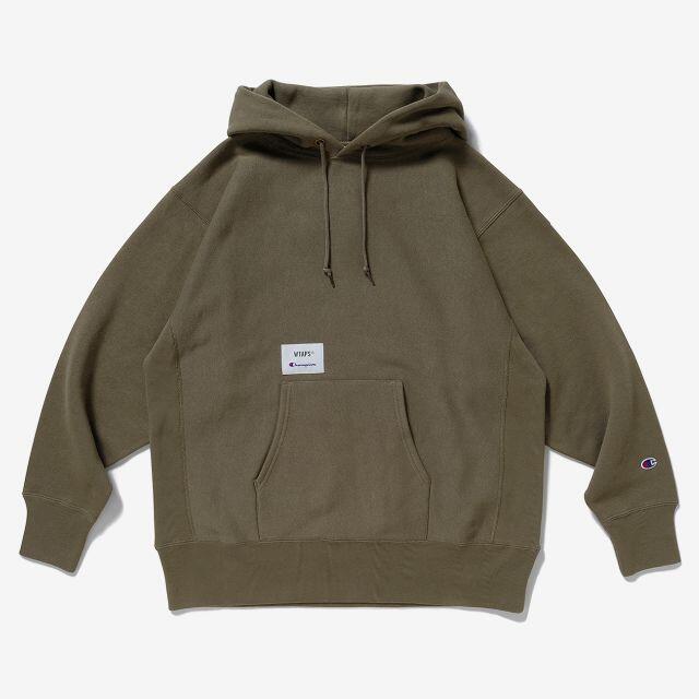 ネイビー Mサイズ WTAPS×Champion リバースウィーブ パーカー