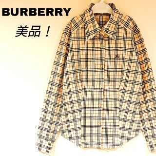 バーバリー(BURBERRY)の美品！BURBERRY バーバリー ブルーレーベル 長袖シャツ ベージュ 38 (シャツ/ブラウス(長袖/七分))