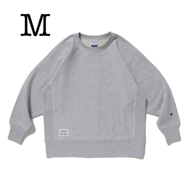 W)taps(ダブルタップス)のグレーM  WTAPS CHAMPION CREWNECK SWEATSHIRT メンズのトップス(スウェット)の商品写真