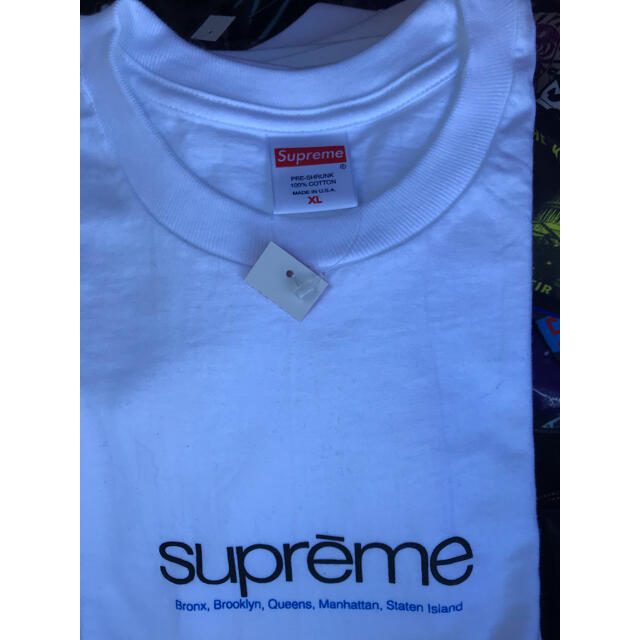 Supreme(シュプリーム)のsupreme 21ss 立ち上げ　Five Boroughs tee 白 XL メンズのトップス(Tシャツ/カットソー(半袖/袖なし))の商品写真