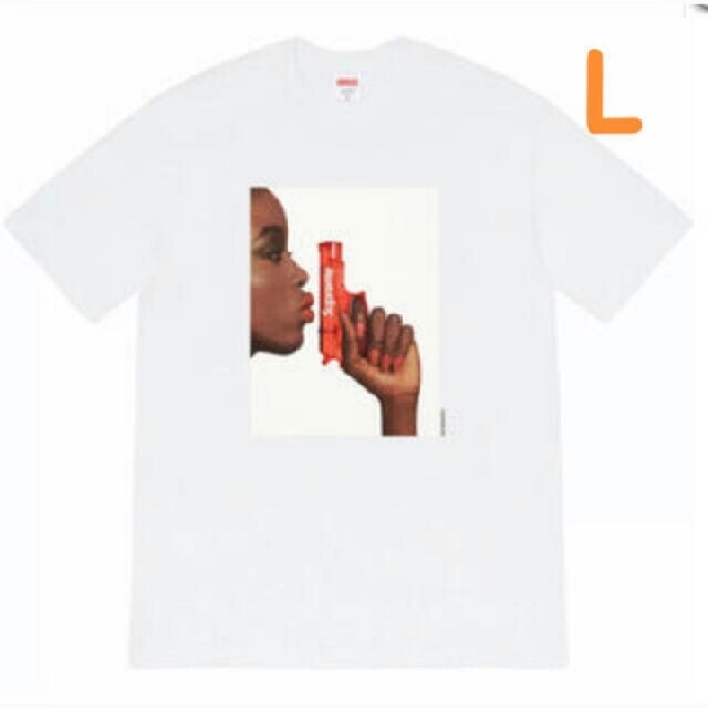 supreme Water Pistol Tee white Lトップス