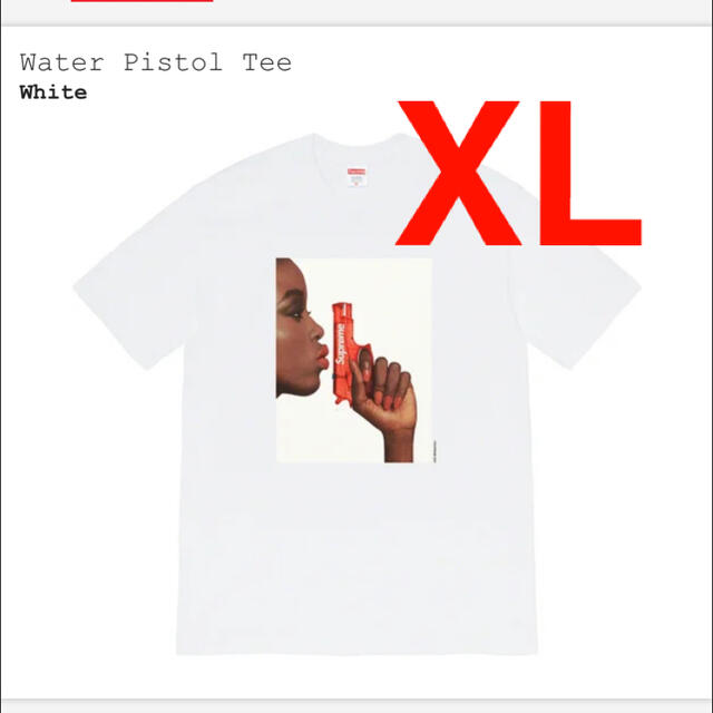 メンズSupreme Water Pistol Tee 白 XL