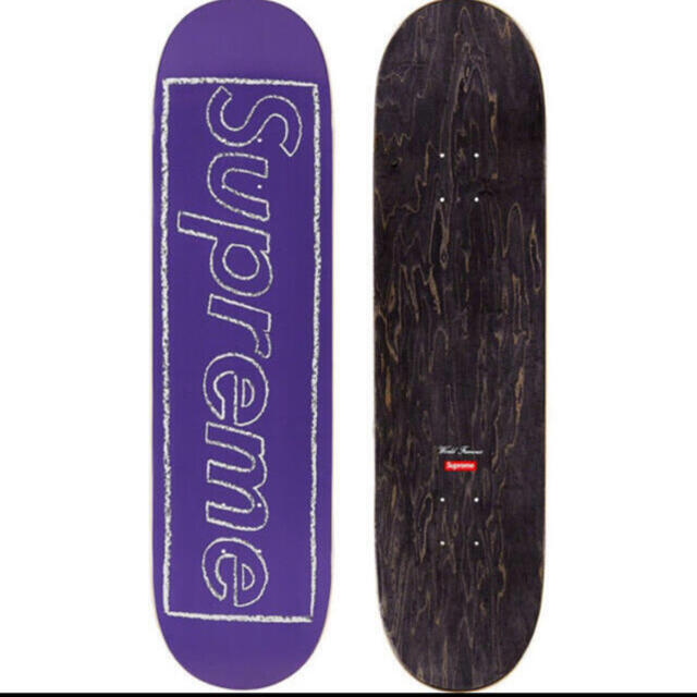 値引きする Supreme KAWS Chalk Logo Skateboard デッキ スケート