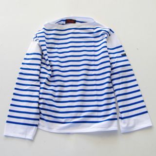 コモリ(COMOLI)のoutil tricot aast naval border サイズ0(Tシャツ/カットソー(七分/長袖))