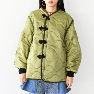 卸し売り購入ジャケット/アウター大量入荷 nvetokki チャイナボタン キルティングジャケット