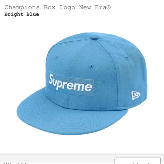 BrightBlueSIZESupreme Champions Box Logo New Era 5/8