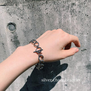 アメリヴィンテージ(Ameri VINTAGE)の再入荷 silver chain bracelet(ブレスレット/バングル)