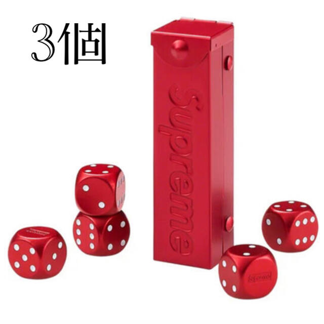 Supreme(シュプリーム)のSUPREME Alumiminum Dice set エンタメ/ホビーのテーブルゲーム/ホビー(トランプ/UNO)の商品写真