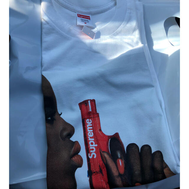 Supreme(シュプリーム)のsupreme 21 week1 water pistol tee 白　M メンズのトップス(Tシャツ/カットソー(半袖/袖なし))の商品写真