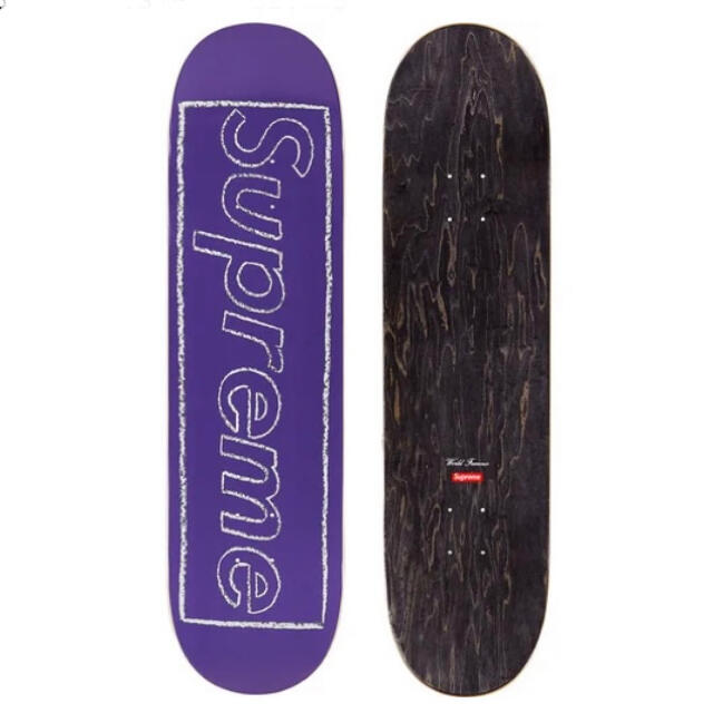 SUPREME KAWS Chalk Logo Skateboard Deck-