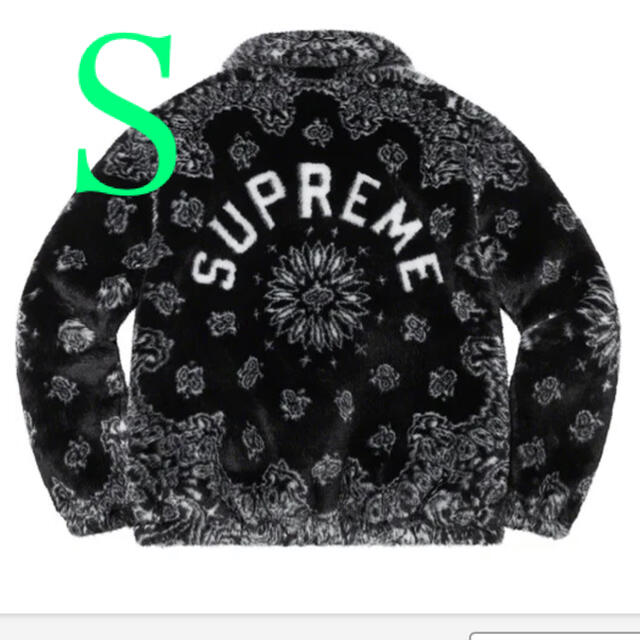 supreme Bandana Faux Fur Bomber Jacket