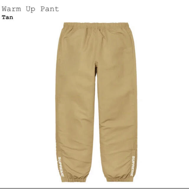 Lサイズ Supreme Warm Up Pant Light Tan