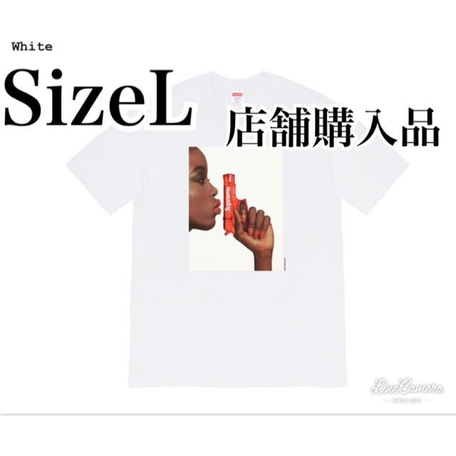 Supreme Water Pistol tee white L sizeトップス