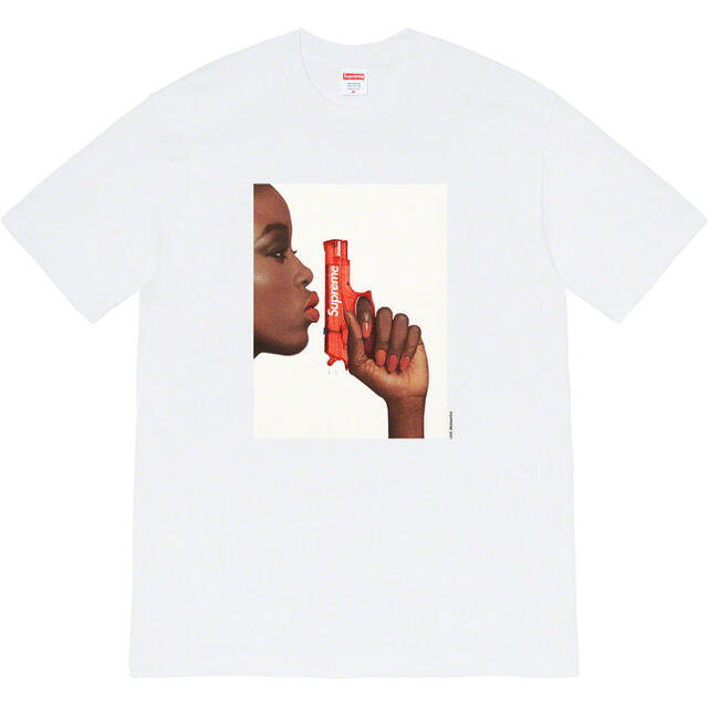 Supreme(シュプリーム)のsupreme Water pistol tee White Lサイズ メンズのトップス(Tシャツ/カットソー(半袖/袖なし))の商品写真