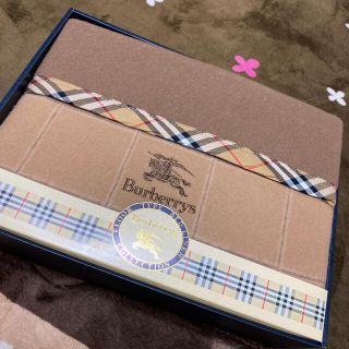 バーバリー(BURBERRY)の新品　バーバリー毛布　ウール100%(毛布)