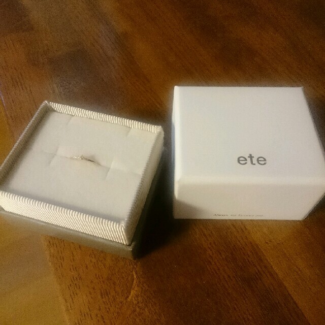 ete(エテ)のete レイヤード ダイヤモンドリング レディースのアクセサリー(リング(指輪))の商品写真
