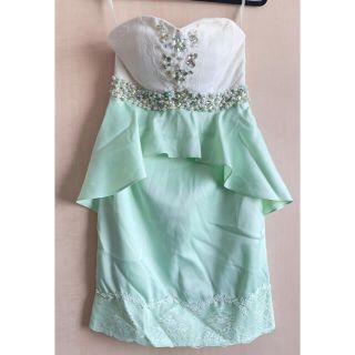 ローブ(ROBE)のROBE de FLEURS ミニドレス　S(ミニドレス)