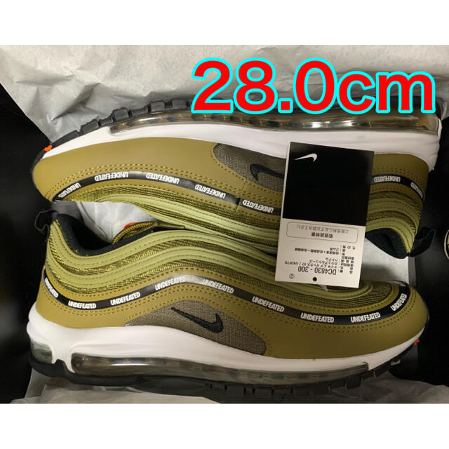 メンズUNDEFEATED x NIKE AIR MAX 97  28cm