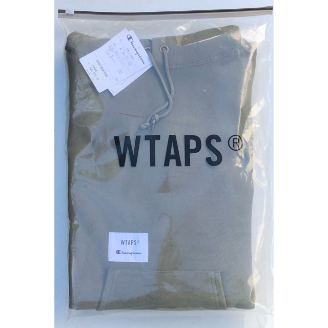 W)taps(ダブルタップス)の★ Lサイズ ★ champion x WTAPS HOODED OLIVE メンズのトップス(パーカー)の商品写真