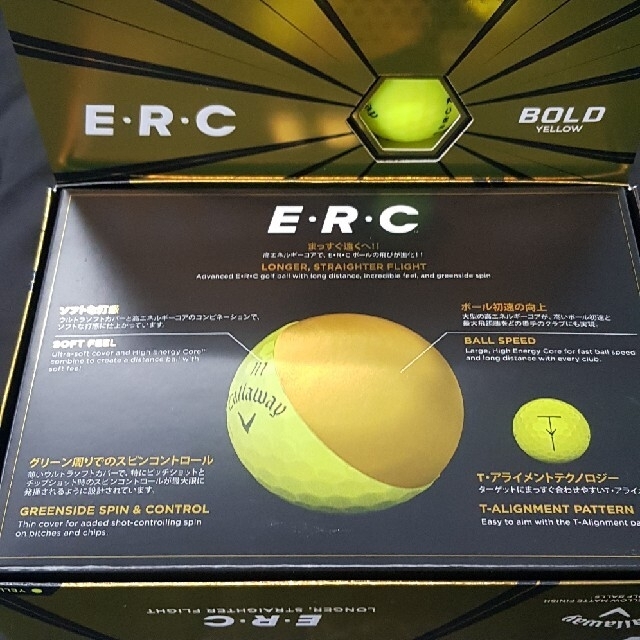 格安セール】キャロウェイ ERC SOFT BOLDイエロー 4ダースセット