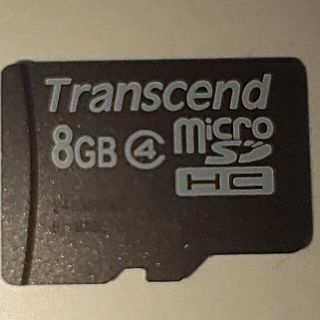 トランセンド(Transcend)のmicroSDカード ８ＧＢ(PC周辺機器)