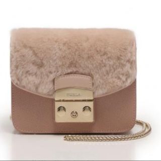 フルラ(Furla)のフルラ　メトロポリス　ファーフラップ ピンク(ショルダーバッグ)