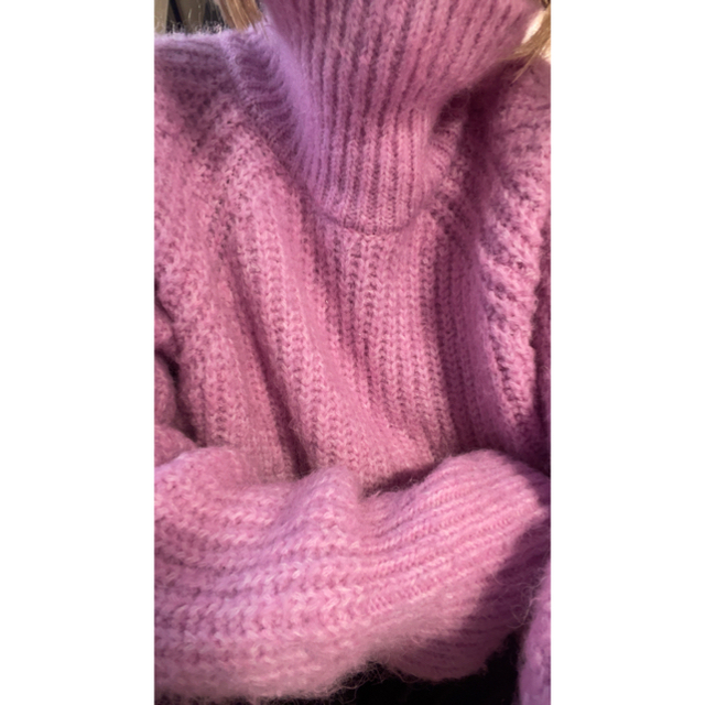 Lochie(ロキエ)のpink knit レディースのトップス(ニット/セーター)の商品写真