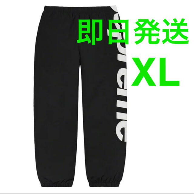 supreme spellout track pant 黒 XL