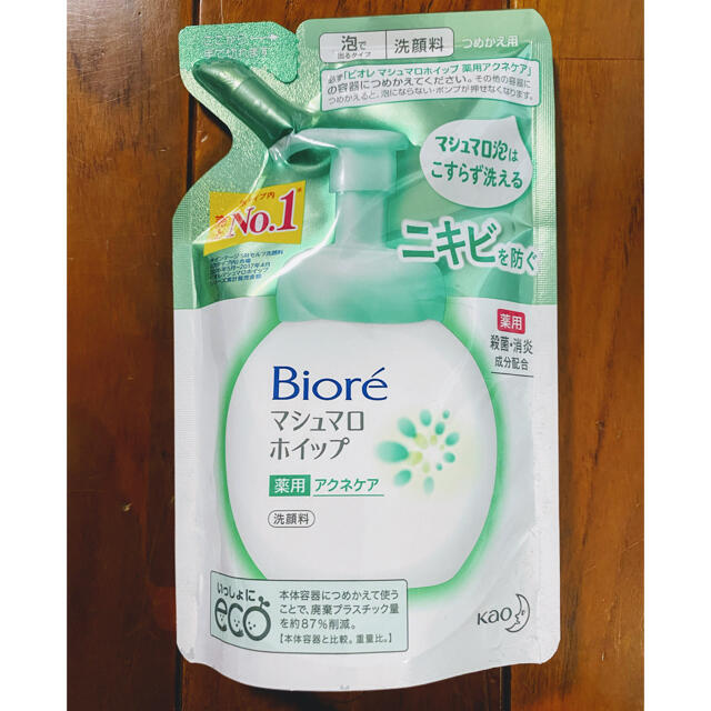 Biore(ビオレ)のビオレ マシュマロホイップ アクネケア【医薬部外品】 つめかえ用 130ml(… コスメ/美容のスキンケア/基礎化粧品(洗顔料)の商品写真