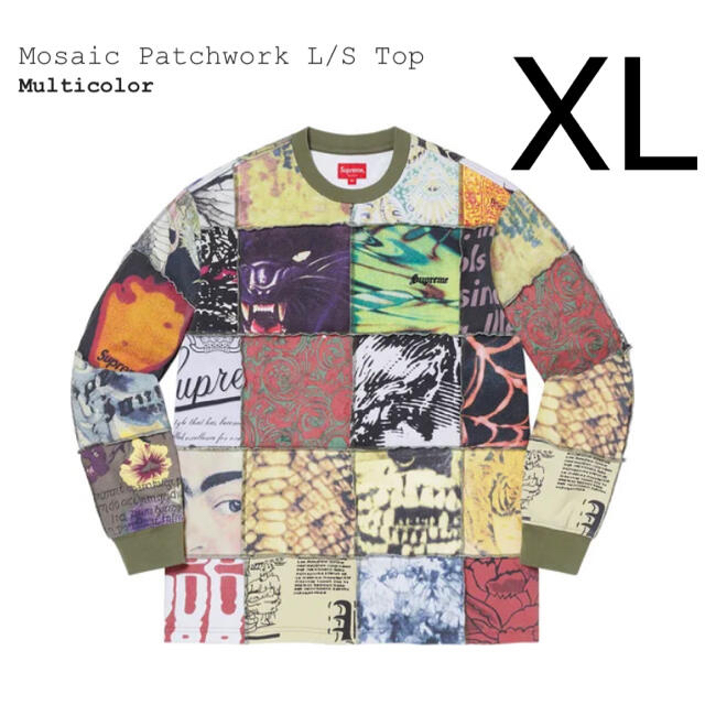XLサイズ Supreme mosaic patchwork L/S top